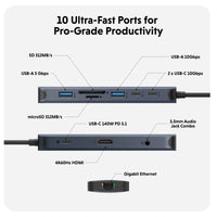 HyperDrive Next 10 Port USB-C Hub