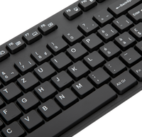 Full-Size Antimicrobial Wired Keyboard
