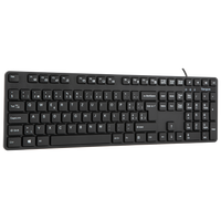 Full-Size Antimicrobial Wired Keyboard