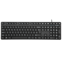 Full-Size Antimicrobial Wired Keyboard