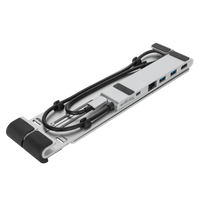 Portable Laptop Stand with Integrated Dock