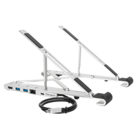 Portable Laptop Stand with Integrated Dock