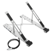 Portable Laptop Stand with Integrated Dock