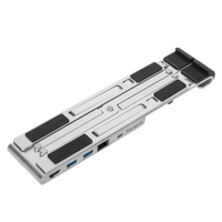 Portable Laptop Stand with Integrated Dock
