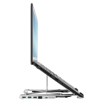 Portable Laptop Stand with Integrated Dock