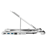 Portable Laptop Stand with Integrated Dock