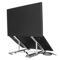 Portable Stand with Integrated USB-A Hub