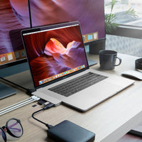 Hyper HyperDrive NET 6-in-2 USB-C Hub - Silver GN28D-SILVER 6941921144951