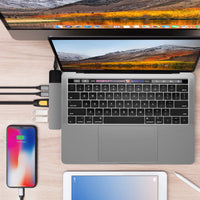 Hyper USB Hubs HyperDrive NET 6-in-2 USB-C Hub - Grey GN28N-GRAY 6941921145125