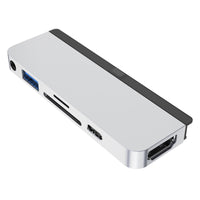 Hyper USB Hubs HyperDrive 6-in-1 USB-C Hub for iPad Pro/Air - Silver HD319B-SILVER 6941921145835