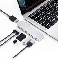 Hyper USB Hubs HyperDrive DUO 7-in-2 USB-C Hub - Silver