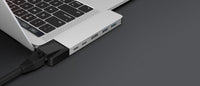 Hyper USB Hubs HyperDrive NET 6-in-2 USB-C Hub - Silver GN28N-SILVER 6941921145132