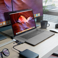 Hyper USB Hubs HyperDrive PRO 8-in-2 USB-C Hub - Grey GN28D-GRAY 6941921144944