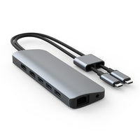 Hyper USB Hubs HyperDrive VIPER 10-in-2 USB-C Hub - Grey HD392-GRAY 6941921146030