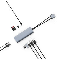 Hyper USB Hubs HyperDrive VIPER 10-in-2 USB-C Hub - Grey HD392-GRAY 6941921146030