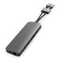 Hyper USB Hubs HyperDrive VIPER 10-in-2 USB-C Hub - Grey HD392-GRAY 6941921146030