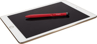 Antimicrobial 2-in-1 Smooth glide stylus and pen - Red