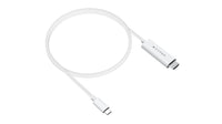 HyperDrive USB-C to HDMI 4K60Hz 2.5M Cable - White