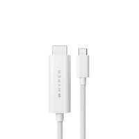 HyperDrive USB-C to HDMI 4K60Hz 2.5M Cable - White