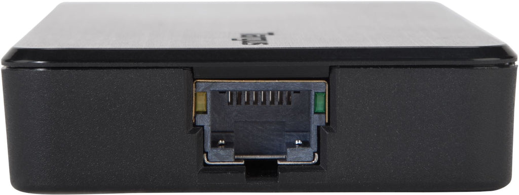 Targus USB 3.0 & USB-C Dual Travel Dock showing Gigabit Ethernet Port