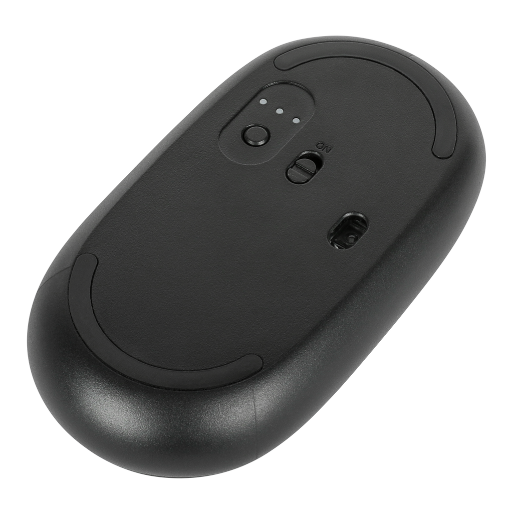 Compact Multi-Device Dual Mode Antimicrobial Wireless Mouse
