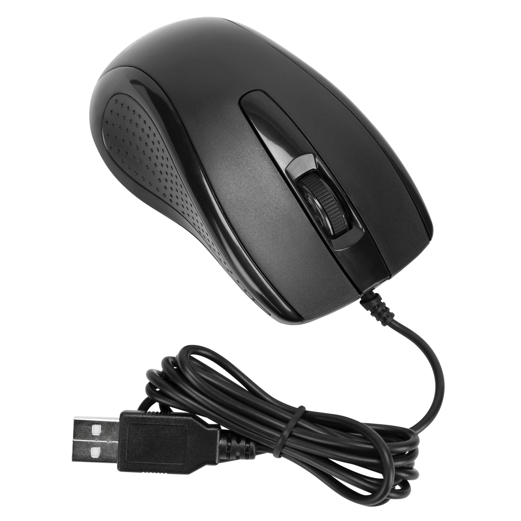 Full-Size Optical Antimicrobial Wired Mouse