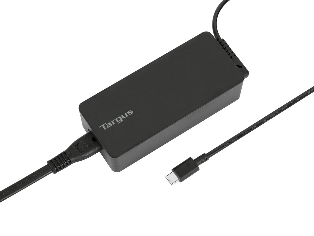 Targus 100W USB-C Charger with fixed  DC and  removeable AC Power Cables