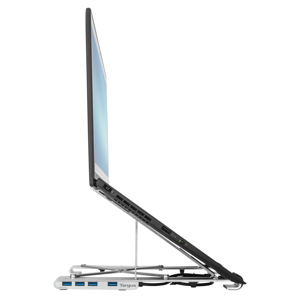 Portable Stand with Integrated USB-A Hub