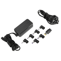 Targus 65W Slim Light Laptop Charger with Power Tips and AC Power Cable