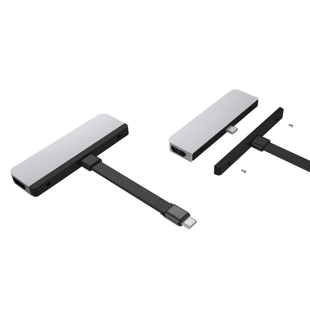 Hyper USB Hubs HyperDrive 6-in-1 USB-C Hub for iPad Pro/Air - Silver HD319B-SILVER 6941921145835