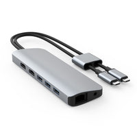Hyper USB Hubs HyperDrive VIPER 10-in-2 USB-C Hub - Silver HD392-SILVER 6941921146047